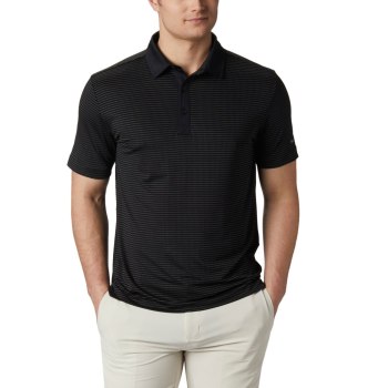 Columbia Omni-Wick Sunday, Polo Negros Para Hombre | 758231-MNJ